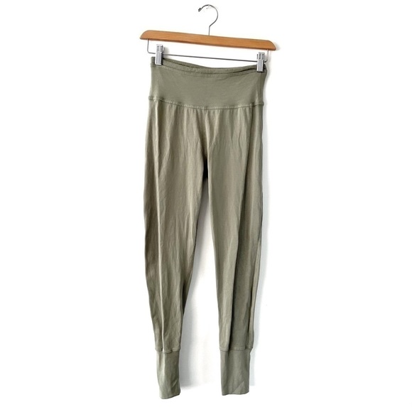 Free People | Movement Hot Shot Leggings Army Green Size XS Cotton - Picture 3 of 8